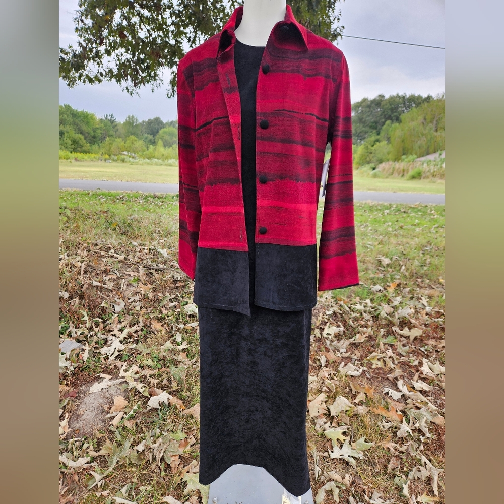 Coldwater Creek Dress Jacket Set